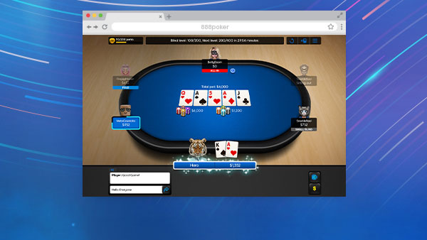 Interfaces simples dos jogos de poker online escondem tecnologias avançadas