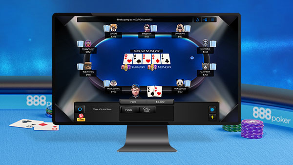 Conheça todas as jogadas de poker para vencer no 888poker