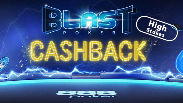 Rakeback no BLAST de apostas altas!